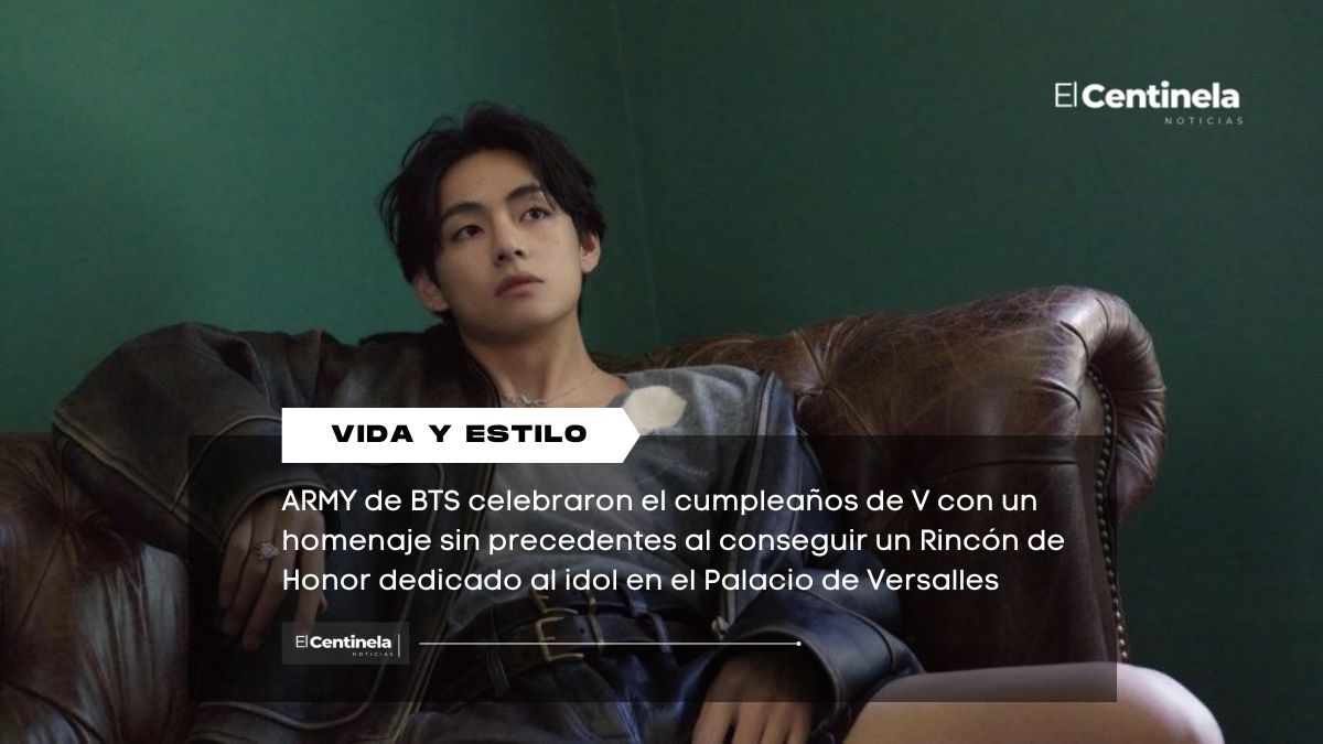 V de BTS recibe regalo histórico: ARMY logra Rincón de Honor en Palacio de Versalles por su cumpleaños