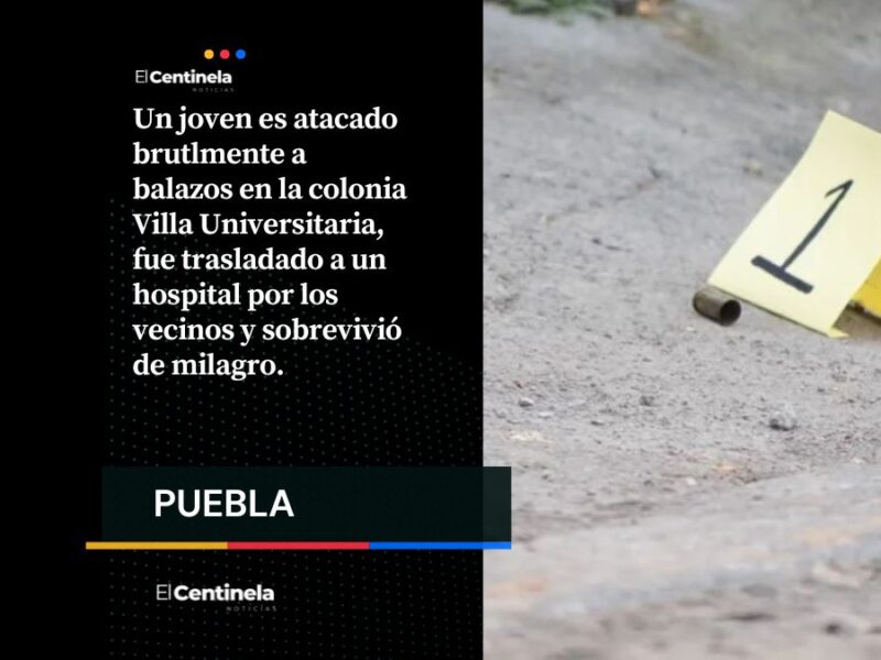 Sobrevivió de milagro: joven es atacado a balazos en Villa Universitaria