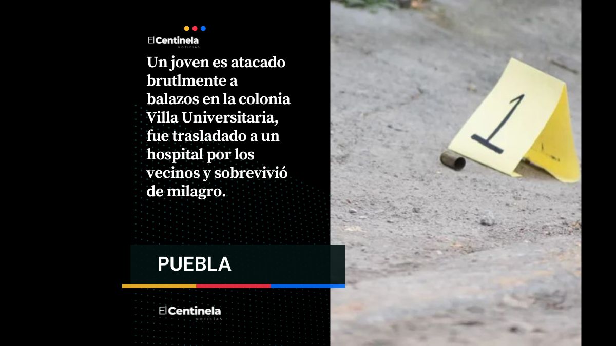 Sobrevivió de milagro: joven es atacado a balazos en Villa Universitaria