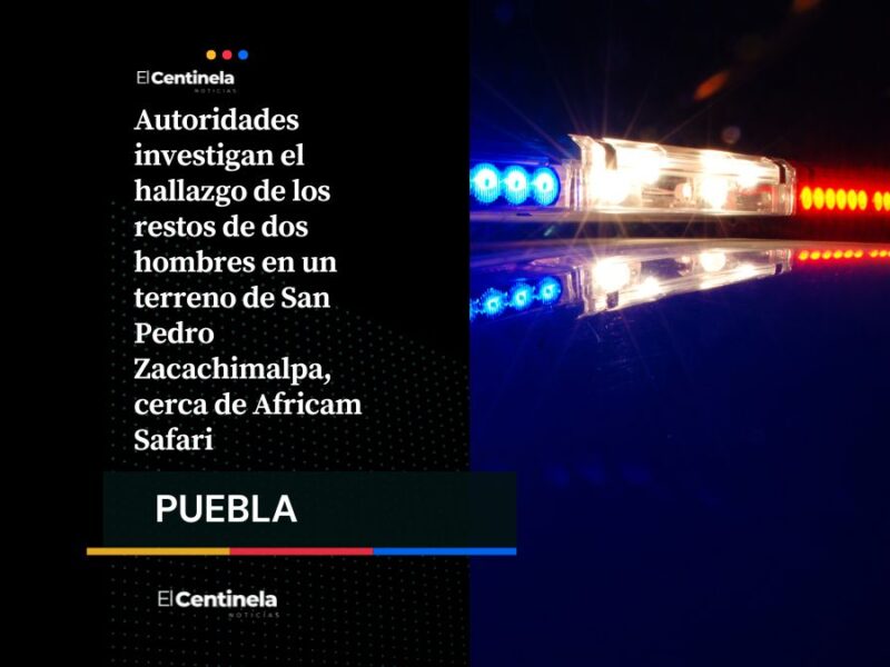 Hallan restos humanos en Zacachimalpa: dos hombres en avanzado estado de descomposición