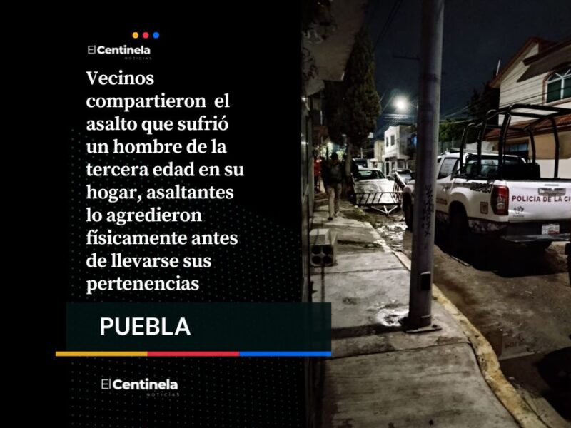 Roban vivienda de abuelito en la Guadalupe Hidalgo en plena Navidad