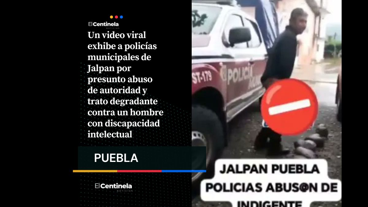 Abuso policial en Jalpan: acusan a oficiales de humillar a hombre con discapacidad