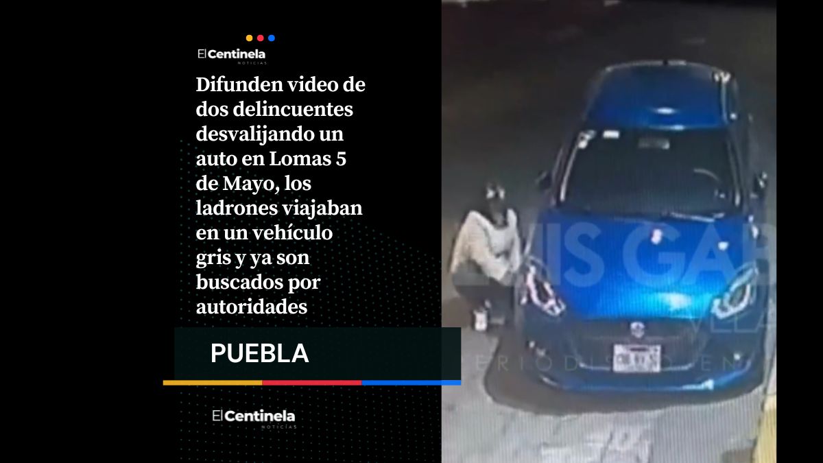 Ladrones desvalijan auto en Lomas 5 de Mayo, vecinos alertan sobre robo de autopartes