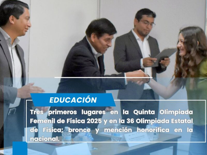 Destacan estudiantes BUAP en olimpiadas estatales y nacionales de Física 2025
