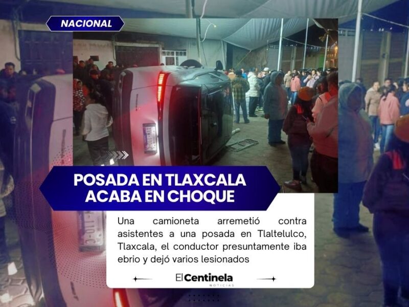 Atropellamiento masivo en posada navideña de Tlaltelulco deja varios lesionados