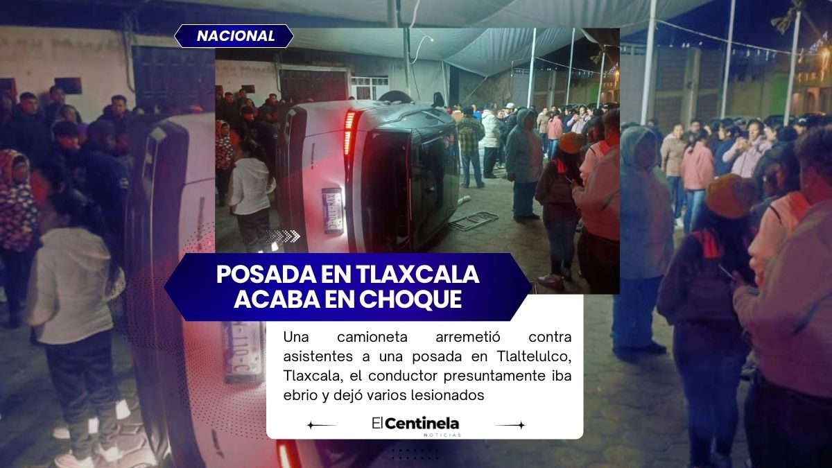 Atropellamiento masivo en posada navideña de Tlaltelulco deja varios lesionados