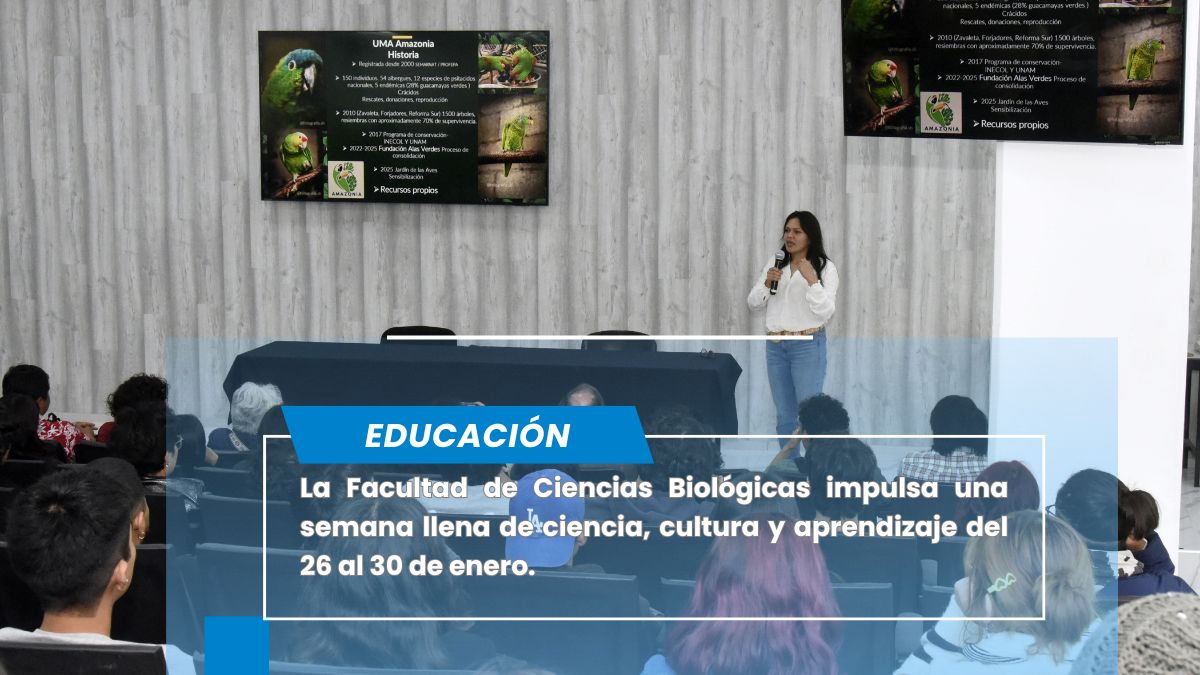 Celebra la BUAP Semana de la Biología 2026