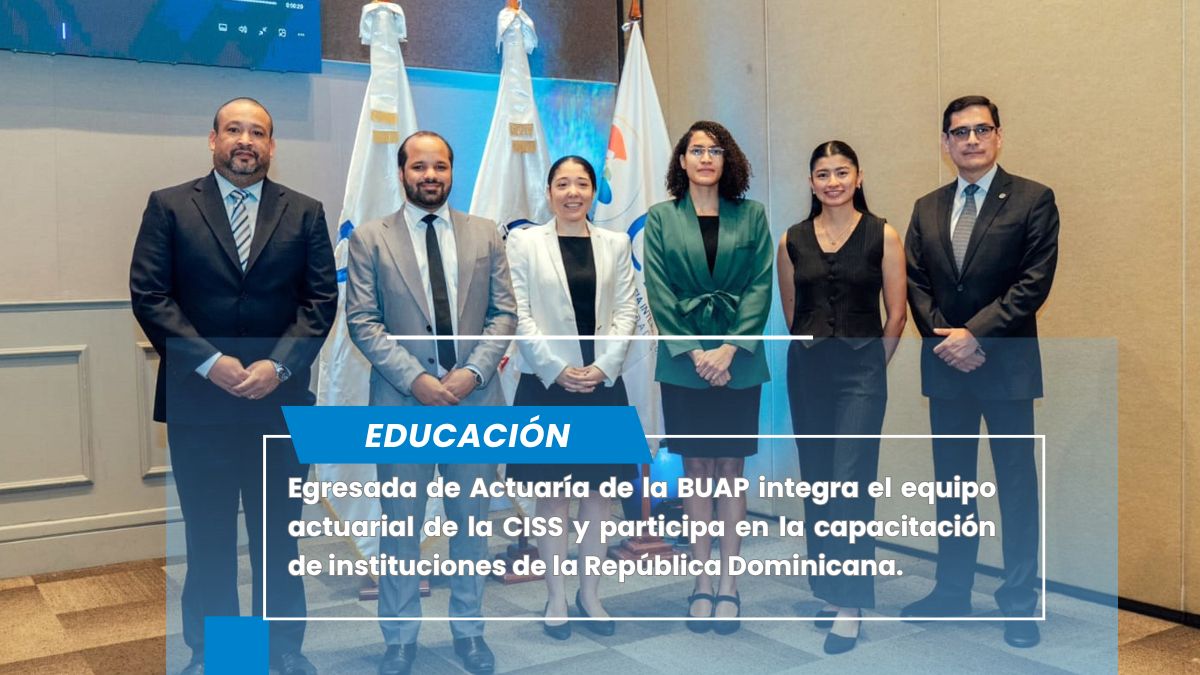 Capacita egresada BUAP en materia actuarial a instituciones de República Dominicana