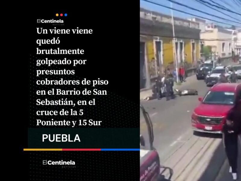 Cobradores de piso agreden a 'viene viene' en Barrio de San Sebastián, hay un detenido