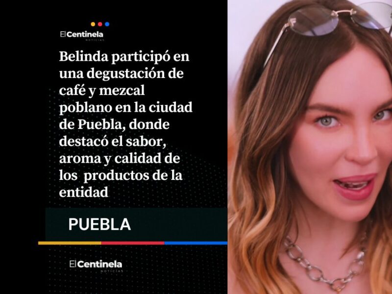 Belinda queda fascinada con el café y el mezcal de Puebla durante experiencia gastronómica