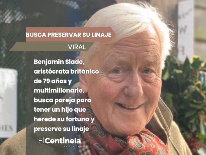 Quién es Benjamin Slade, el multimillonario de 79 años que busca pareja para tener un heredero