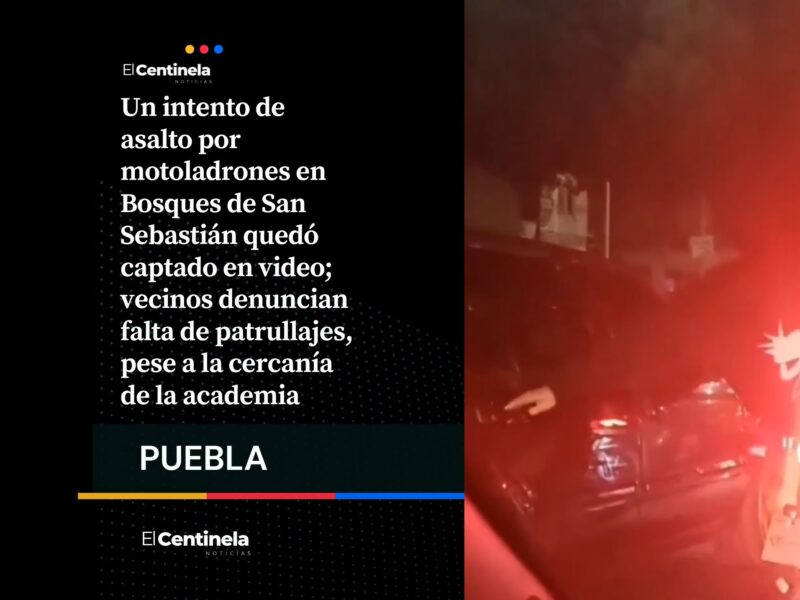Intento de asalto a automovilista en Bosques de San Sebastián queda grabado