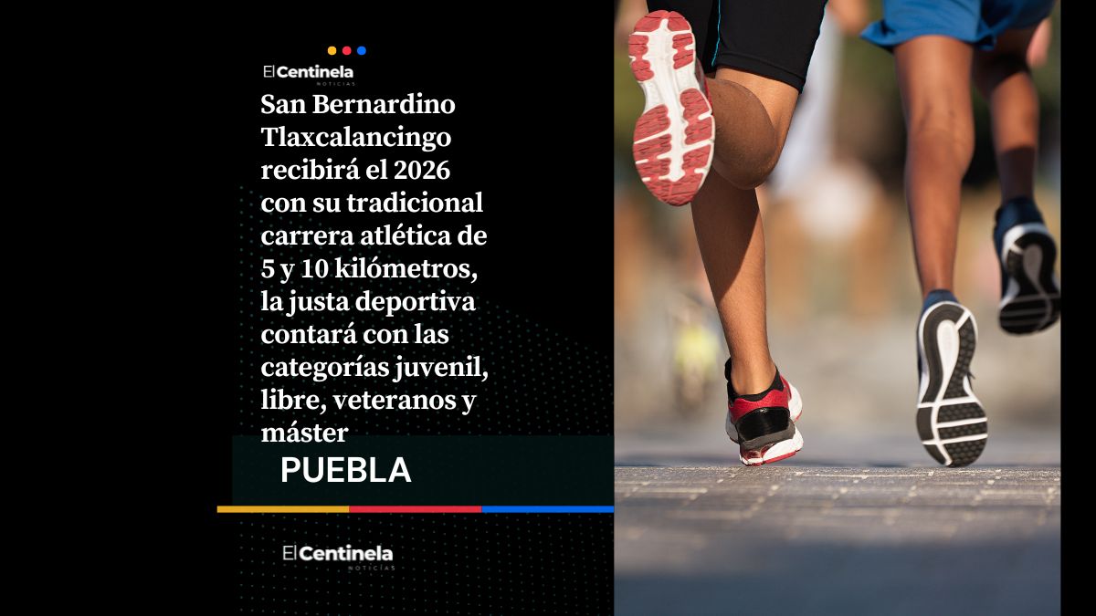 Arranca el Año Nuevo en la Carrera 2026 Tlaxcalancingo con rutas de 5 y 10 km