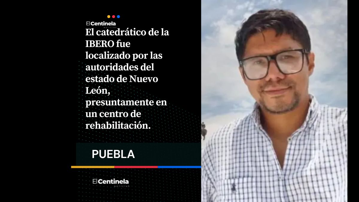 Aparece el maestro de la IBERO luego de intensa búsqueda y manifestación de la comunidad