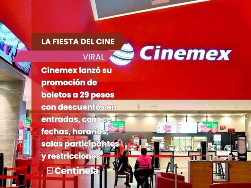 ¡Cine a 29 pesos! Cinemex Manía regresa con boletos baratos: fechas, salas y restricciones