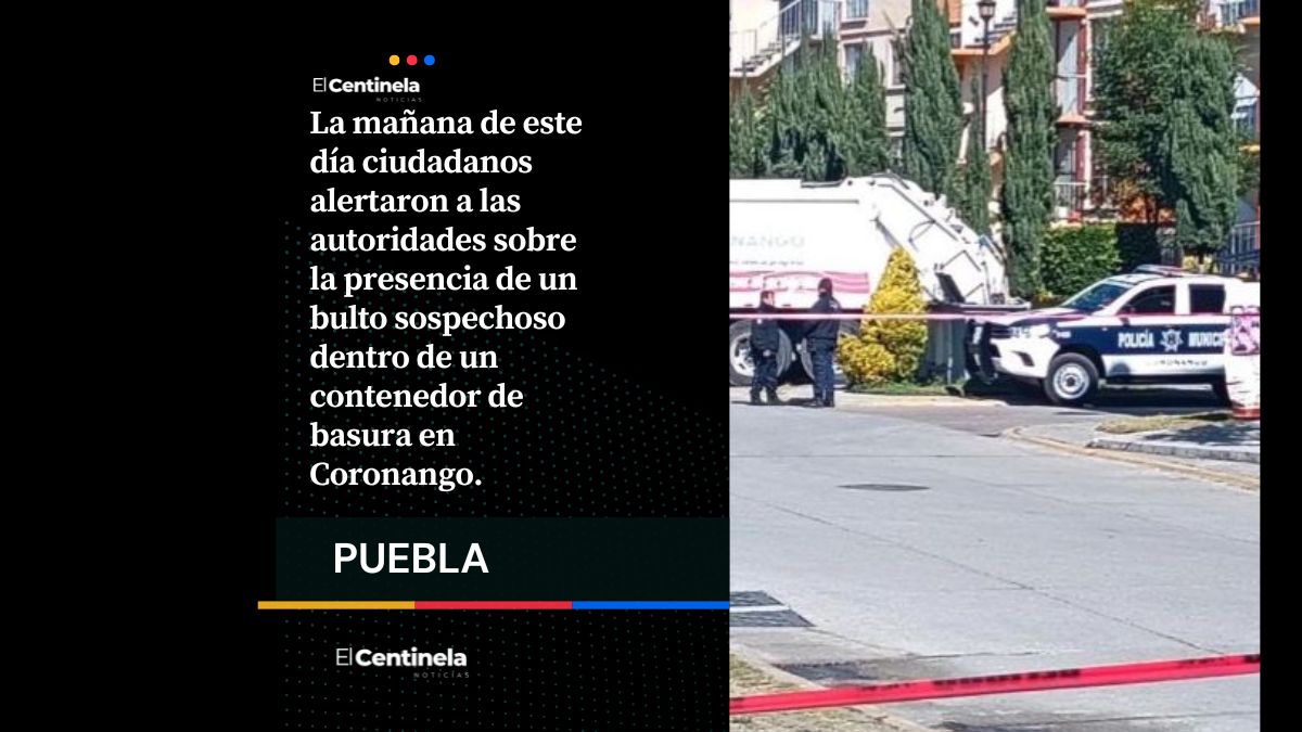 Restos hallados en contenedor de basura de Coronango pertenecen a una mujer