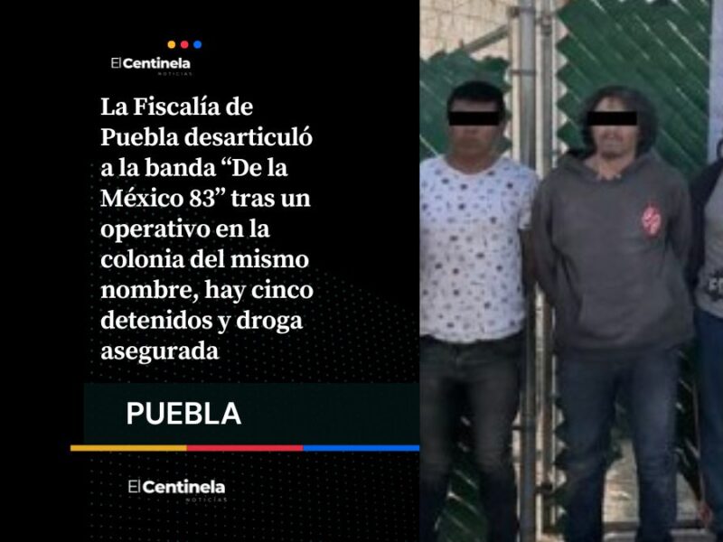 Desarticulan picadero en y detienen a peligrosa banda “De la México 83” en operativo federal