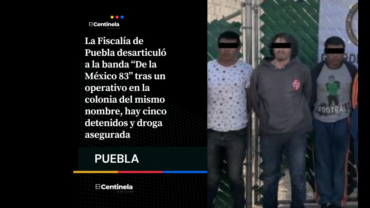 Desarticulan picadero en y detienen a peligrosa banda “De la México 83” en operativo federal