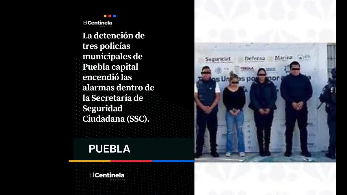 El tercer elemento de la SSC detenido por elementos federales, fue identificado como “Barranco” del área de Asuntos Internos.