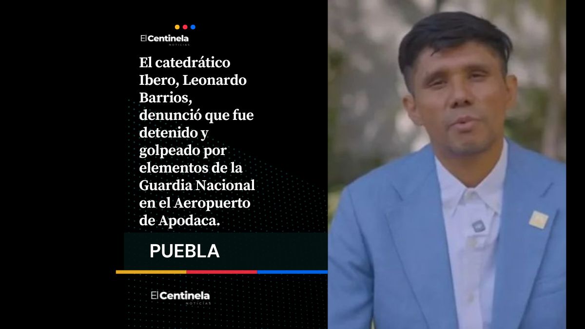 Docente de la Ibero culpa a la GN de agredirlo, romperle 3 costillas y secuestrarlo tres días en los separos