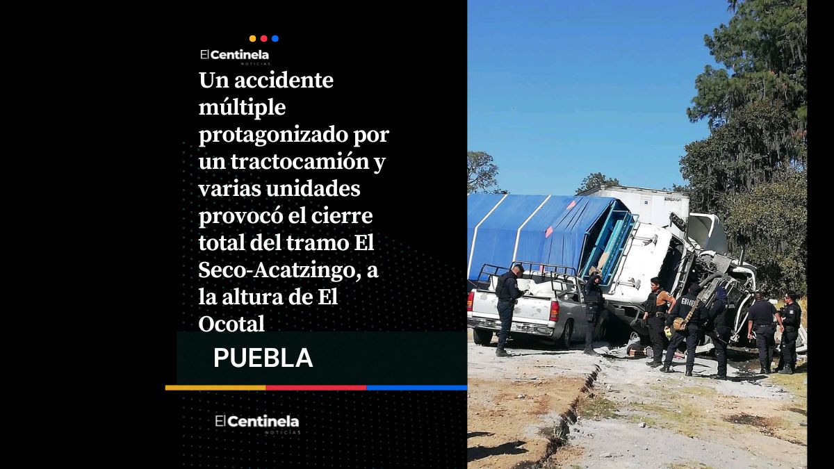 Fuerte accidente cierra la carretera El Seco-Acatzingo, a la altura de El Ocotal