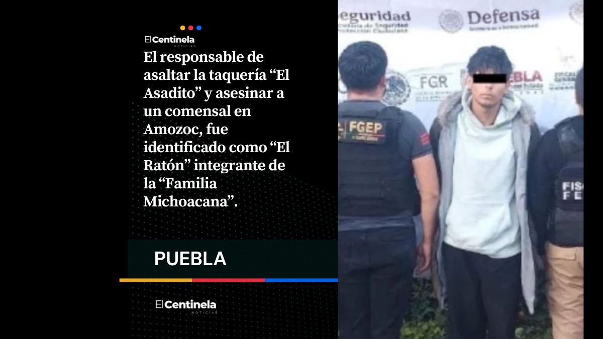 Cae “El Ratón”, sicario de la Familia Michoacana que mató a cliente en taquería El Asadito
