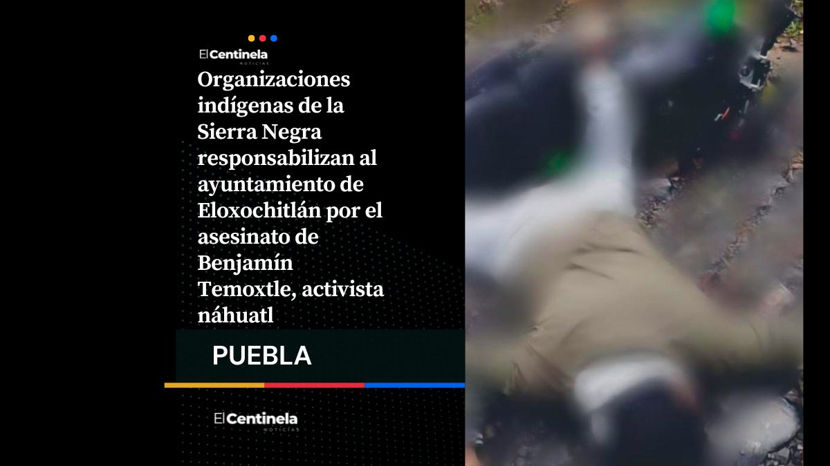 Asesinan a joven náhuatl en Eloxochitlán, acusan al ayuntamiento de generar violencia