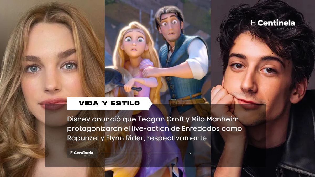 Disney confirma elenco del live-action de Enredados: conoce a Rapunzel y Flynn Rider