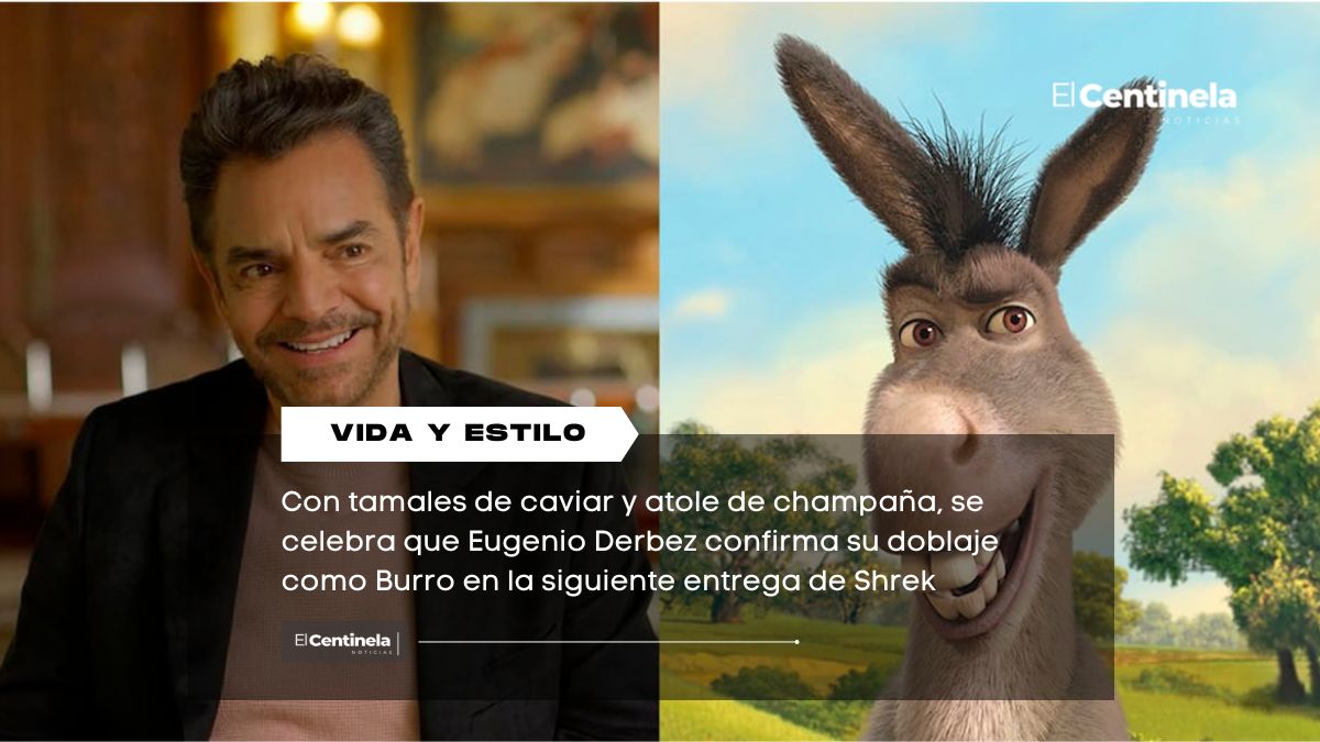 Eugenio Derbez SI regresa a darle voz a Burro en Shrek 5