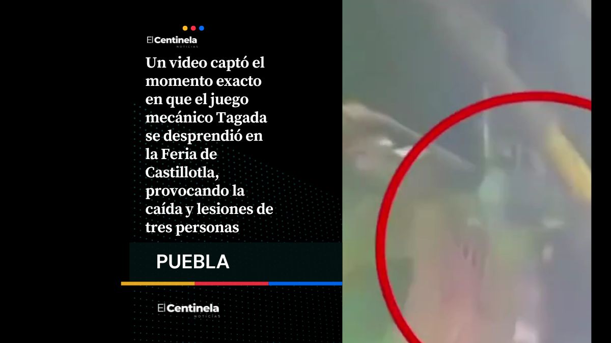 Accidente en Feria de Castillotla: juego Tagada se desprende y deja tres lesionados