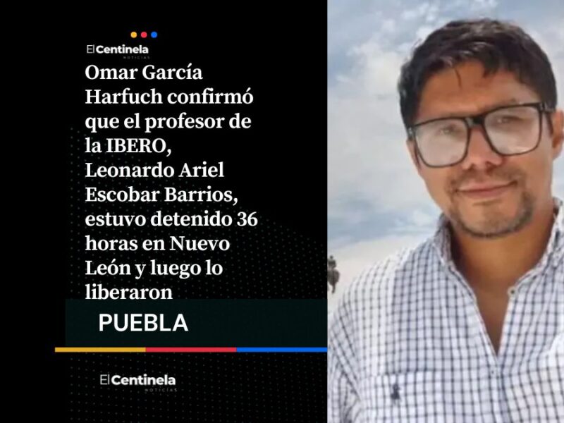 Catedrático de IBERO fue visto deambulando desorientado en Nuevo León: García Harfuch