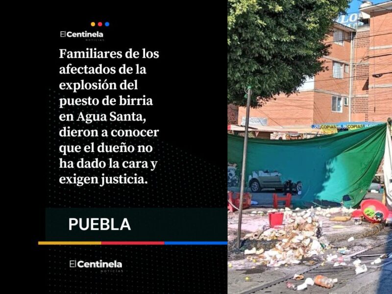 Familiares de las víctimas de la explosión en Agua Santa piden apoyo para gastos médicos