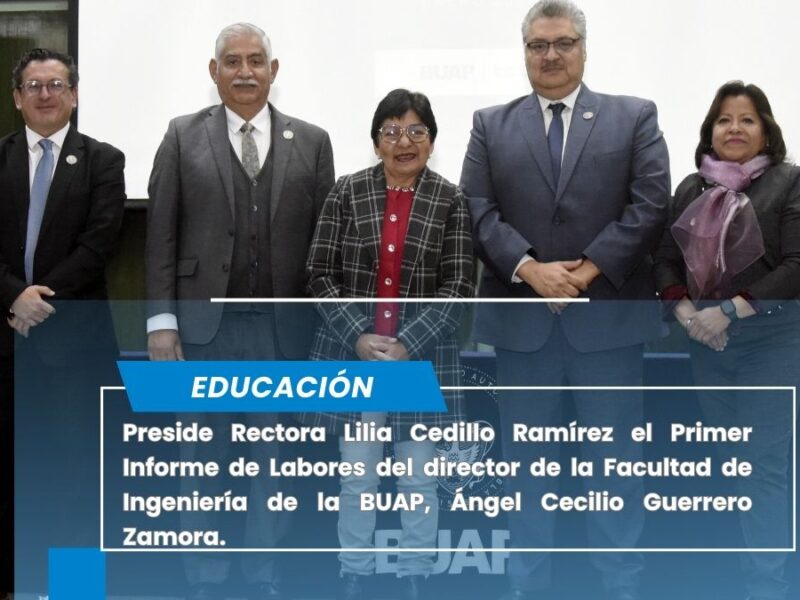 Rinde informe de labores director de la Facultad de Ingeniería