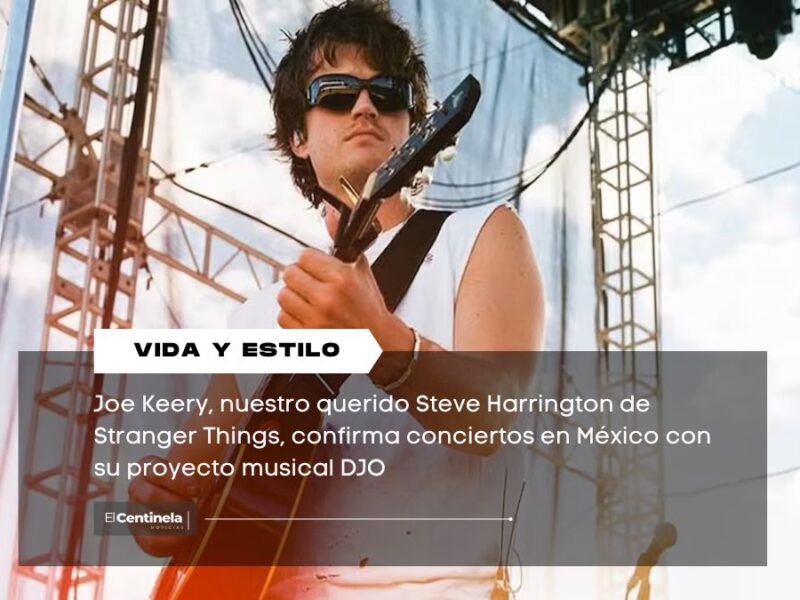 Joe Keery de Stranger Things llegará a México con DJO: todo sobre The Crux Tour