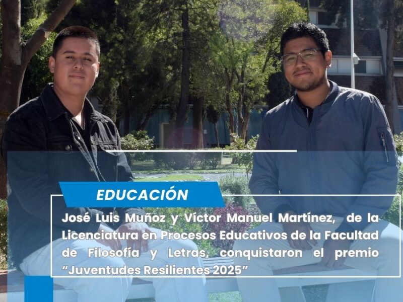 Ganan egresados BUAP el “Premio Juventudes Resilientes 2025”