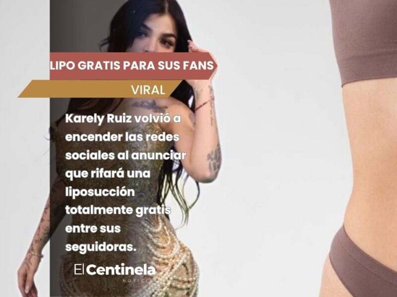 ¿Cómo ganar una liposucción GRATIS? Karely Ruiz revela fecha de la rifa