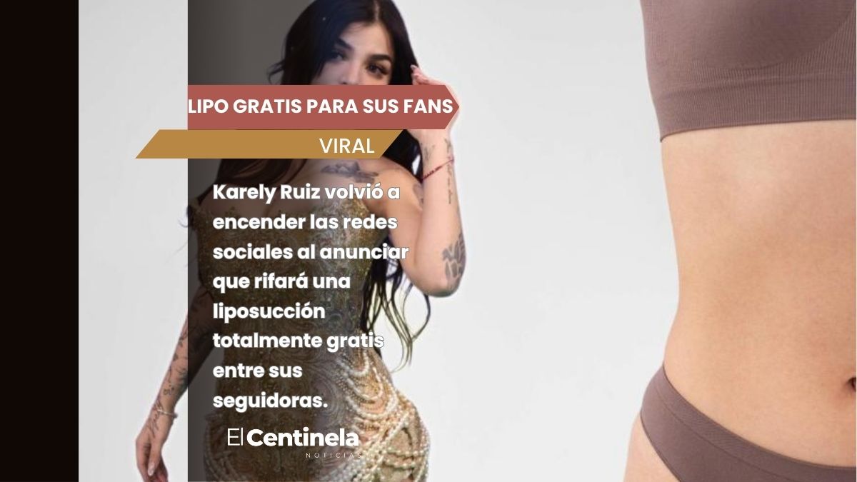 ¿Cómo ganar una liposucción GRATIS? Karely Ruiz revela fecha de la rifa