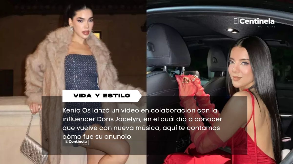 Kenia Os sorprende a sus fans y vuelve con nuevo álbum; así fue su anuncio, en colaboración con Doris Jocelyn