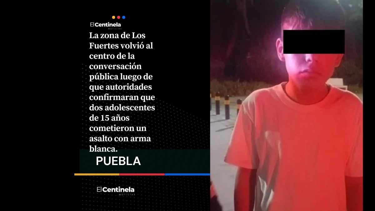 Dos chamaquitos de 15 años, los rateros que asaltan con cuchillo en Los Fuertes: Policía Auxiliar ya los había detenido
