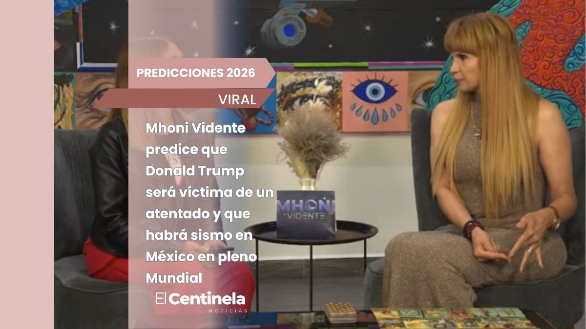 Mhoni Vidente predice que Donald Trump será víctima de un atentado y que habrá sismo en México en pleno Mundial