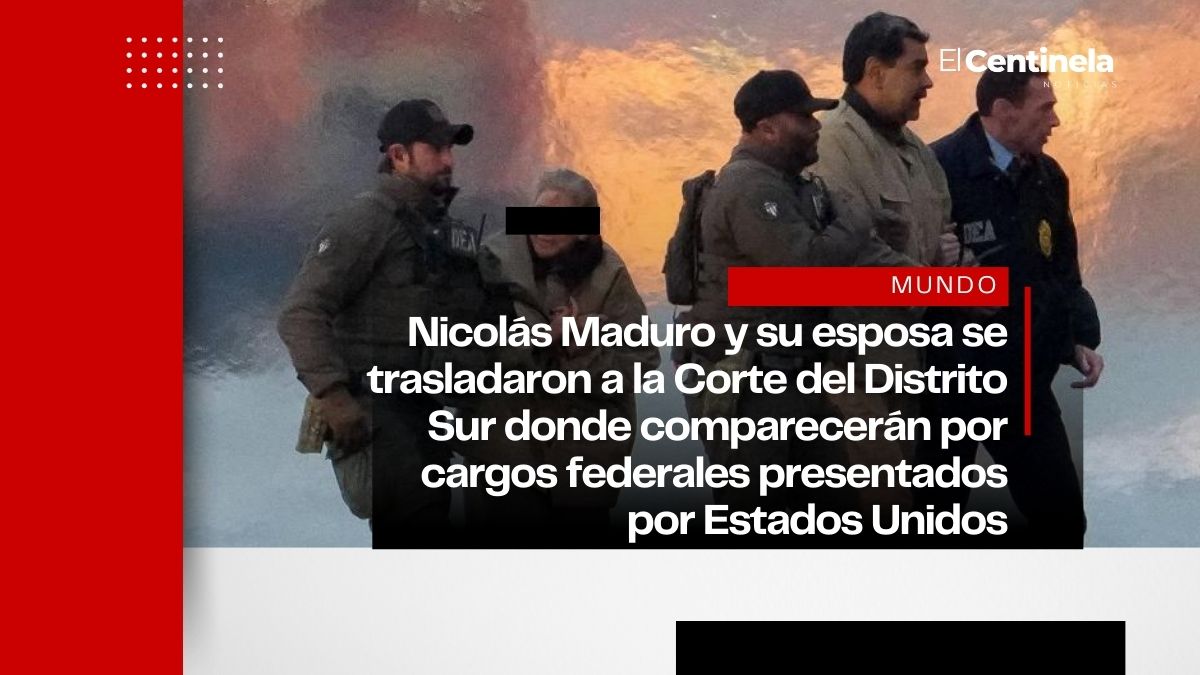 Nicolás Maduro es trasladado a la Corte de Nueva York para su comparecencia judicial