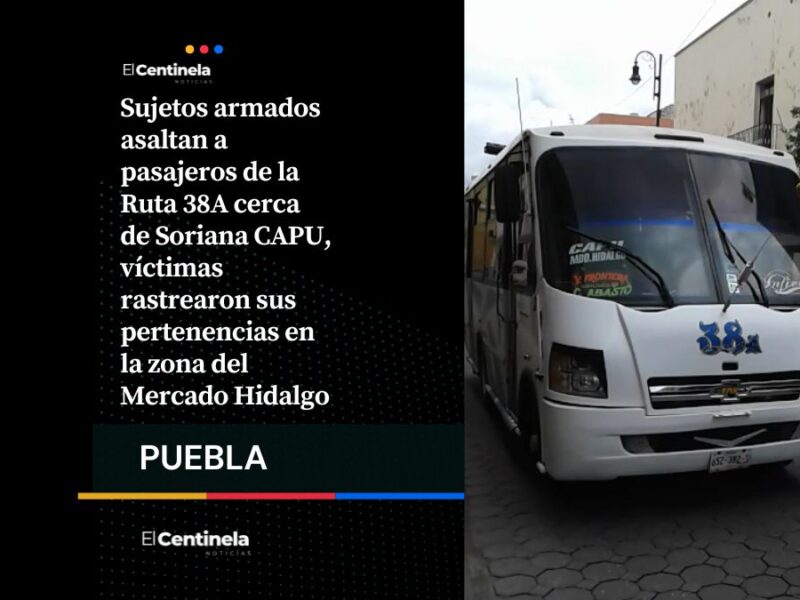 Asalto a Ruta 38A en Boulevard Norte: roban a pasajeros con pistola en mano cerca de CAPU
