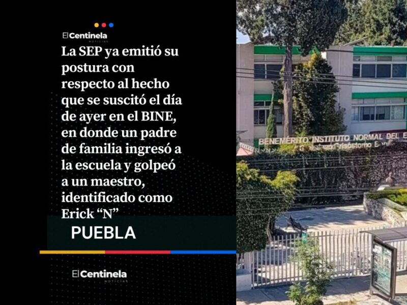 SEP Puebla confirma investigación a profesor acusado de acosar a alumna en el BINE