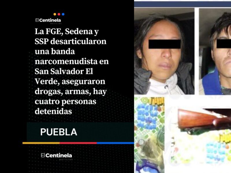 Desmantelan banda de narcomenudistas en San Salvador El Verde, aseguran droga y armas