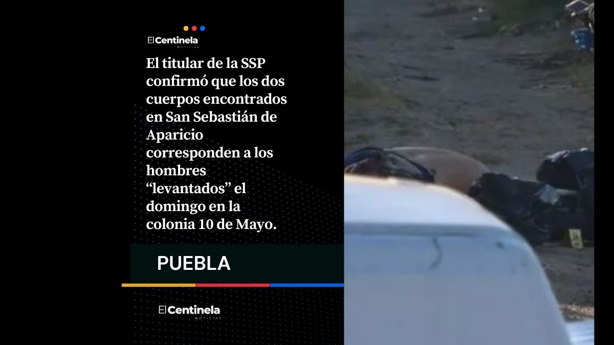 A Saúl y César los levantaron cenando y aparecieron embolsados en San Sebastián de Aparicio, confirma SSP