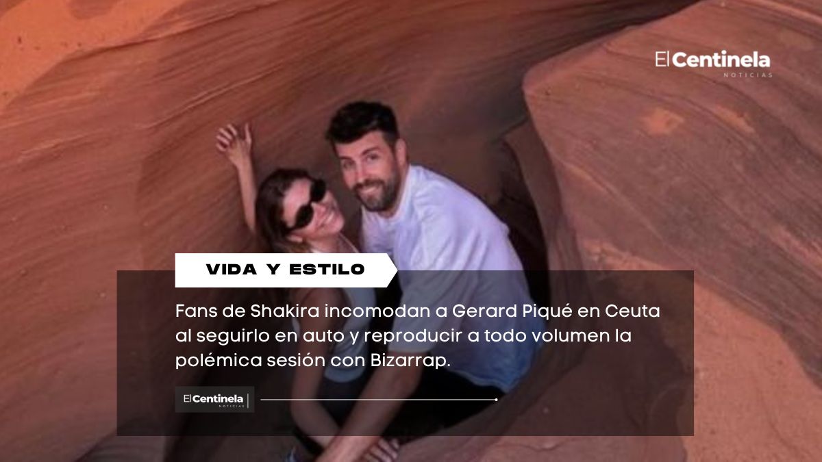 Fans de Shakira persiguen a Piqué y Clara Chía con canción de Shakira tras negarles una foto