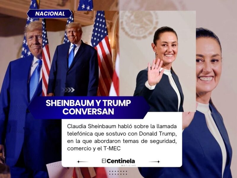 Sheinbaum revela detalles de su llamada con Trump: seguridad, T-MEC y relación bilateral