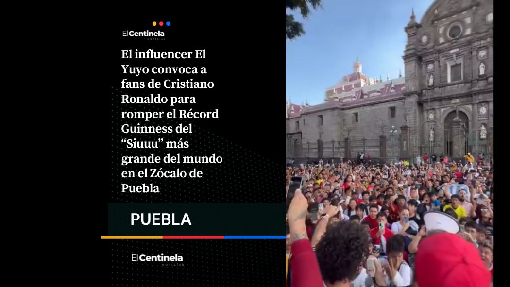 Puebla va por el Récord Guinness del “Siuuu” más grande del mundo con El Yuyo