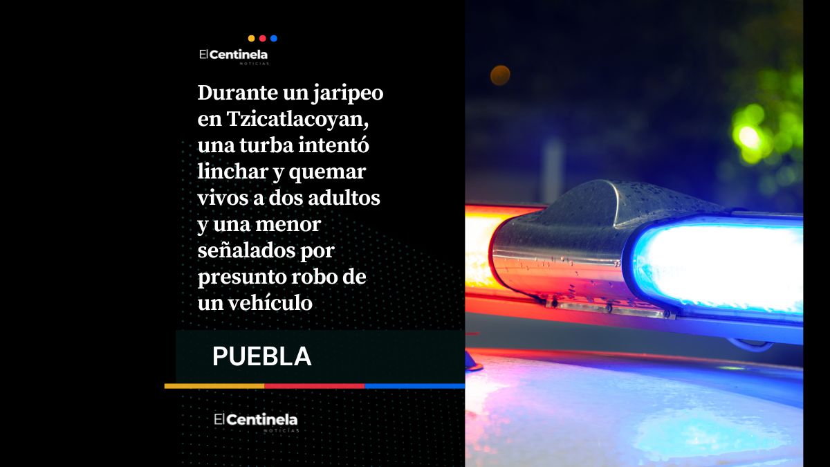 Intento de linchamiento en Tzicatlacoyan: rescatan a tres personas acusadas de robo