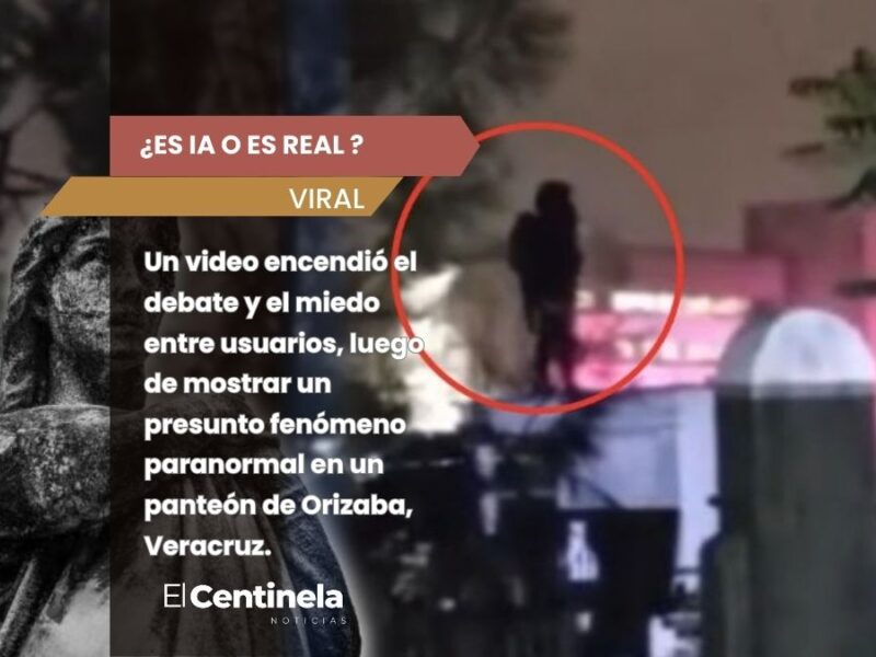 Graban a “ángel de la muerte” en panteón de Veracruz